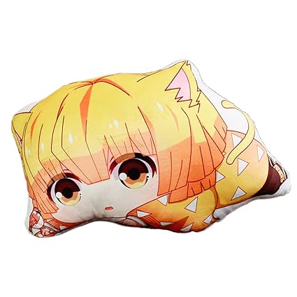 Buy Demon Slayer Kimetsu No Yaiba Agatsuma Zenitsu Plushies Cute Figure Throw Pillow Stuffed Characters Online At Low Prices In India Amazon In