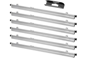 ADIR CORP. Adir Blueprint Clamp 18 Inches - Blueprint Clips, Blueprint Binding Strips, Architectural Blueprint Binders for Blue Print Organizers, Poster, Maps & Construction Plan Holder (Pack of 6)