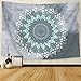 Likiyol Tapestry Mandala Hippie Bohemian Tapestries Wall Hanging Flower Psychedelic Tapestry Wall Hanging Indian Dorm Decor Living Room Bedroom