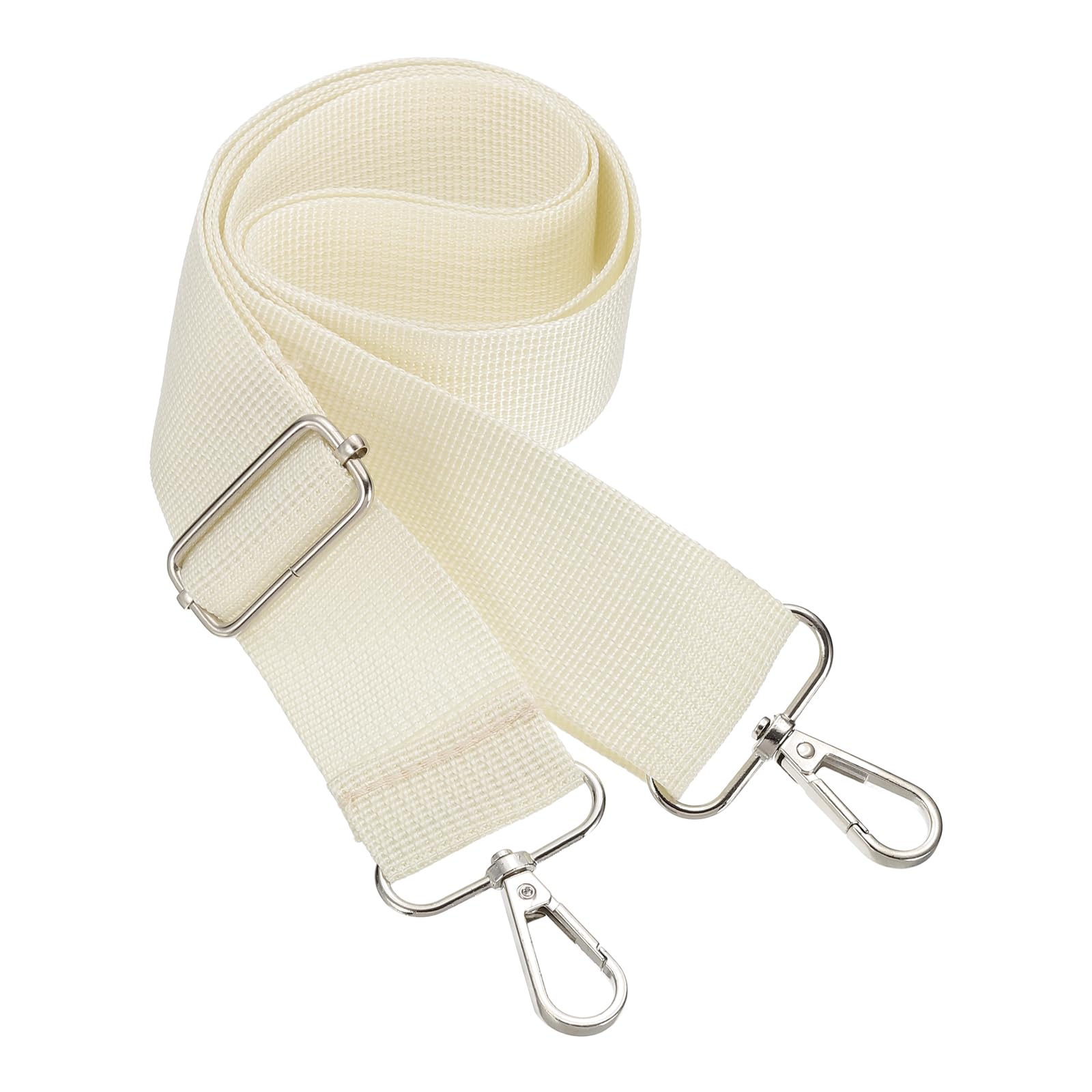 Photo 1 of PATIKIL Purse Strap Replacement 1.5 Inch, Adjustable Wide Shoulder Strap Crossbody Bag Strap Belt for Canvas Bag Handbag Guitar, Beige