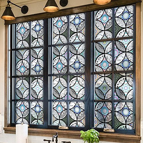 4 DKTIE+Decorative+Adhesive+Privacy+Bathroom