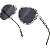 BIRCEN Polarized Sunglasses for Women UV - Protection Womens Retro Mirrored Shades with Acetate Frame BC2001