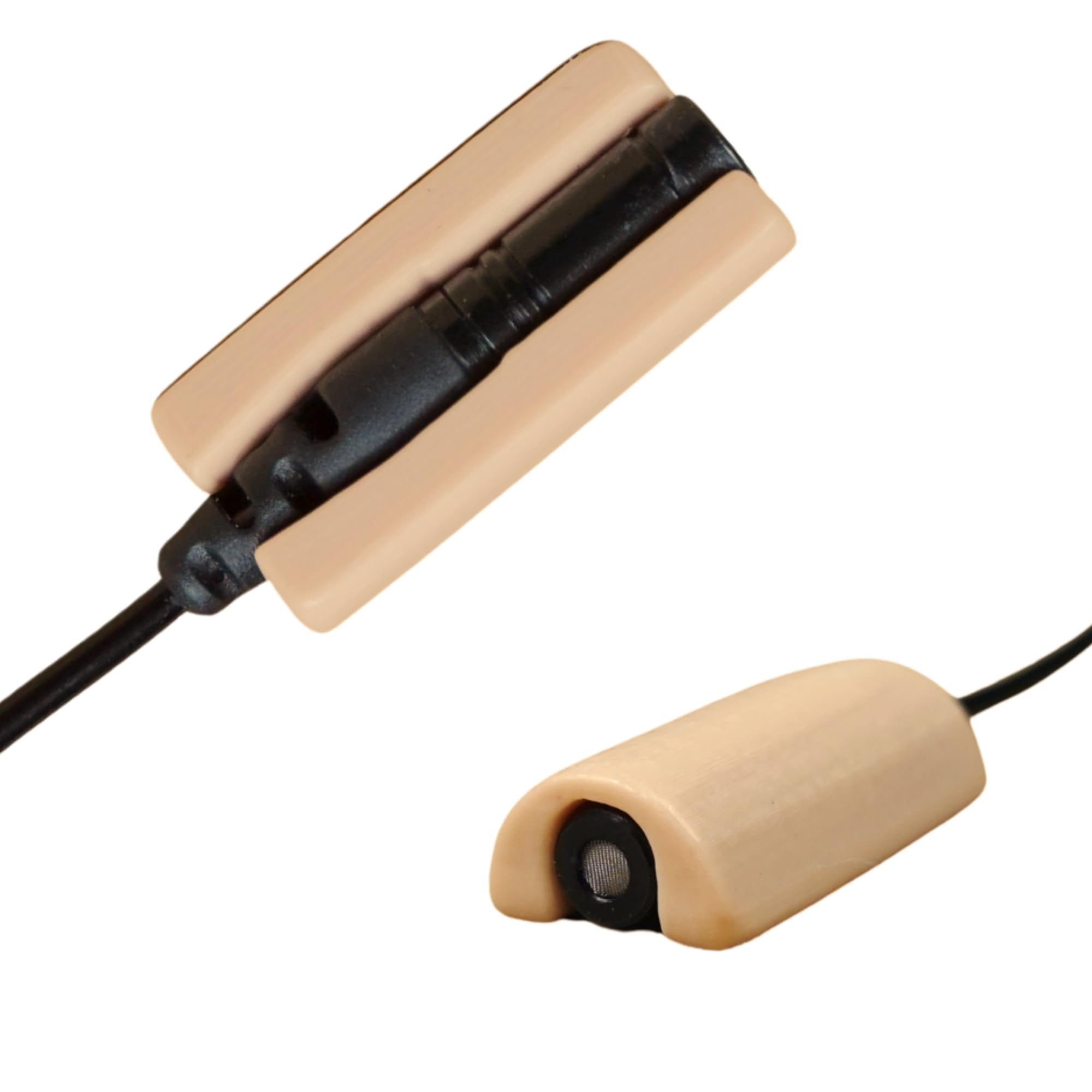 Photo 1 of MiniMount for RODE Lavalier/Lavalier GO. Slim, Low-Profile and Made from Hardened Plastic. Hand-Finished for Smoothness. Includes 5x Hypoallergenic MiniMount Stickies (Beige)