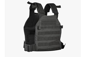 HYKING Tactical Adjustable Weighted Vest for Men and Women WODs, Strength Endurance Training Fitness Workouts Running - Quick Release, Molle System