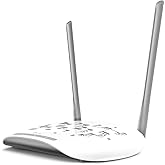 TP-Link WiFi Access Point TL-WA801N, 2.4Ghz 300Mbps, Supports Multi-SSID/Client/Bridge/Range Extender, 2 Fixed Antennas, Pass