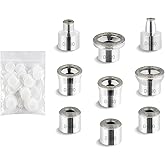 Diamond Dermabrasion Head, Microdermabrasion Accessories 9 Tips, Facial Replacements Dermabrasion Head Replacements Professional Microdermabrasion Tool