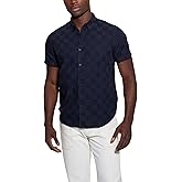 Guess Mens Short Sleeve Parker Dobby Shirt
