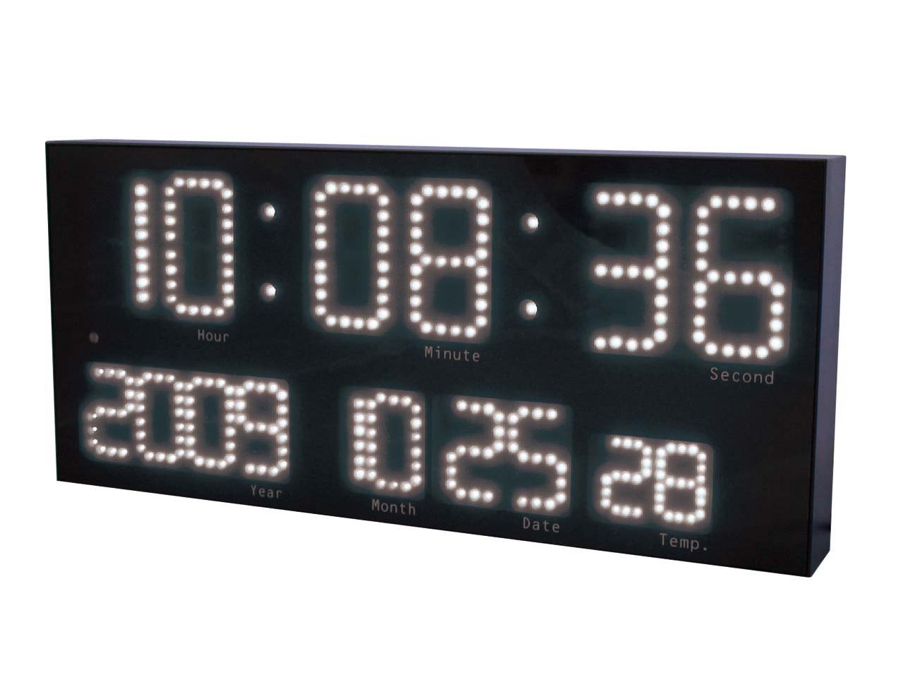 Accurat 壁掛電波時計 Led 101wh Led 誠時 セイジ B003b1zgvi アクラート ホワイト White 置き時計掛け時計 代引き不可