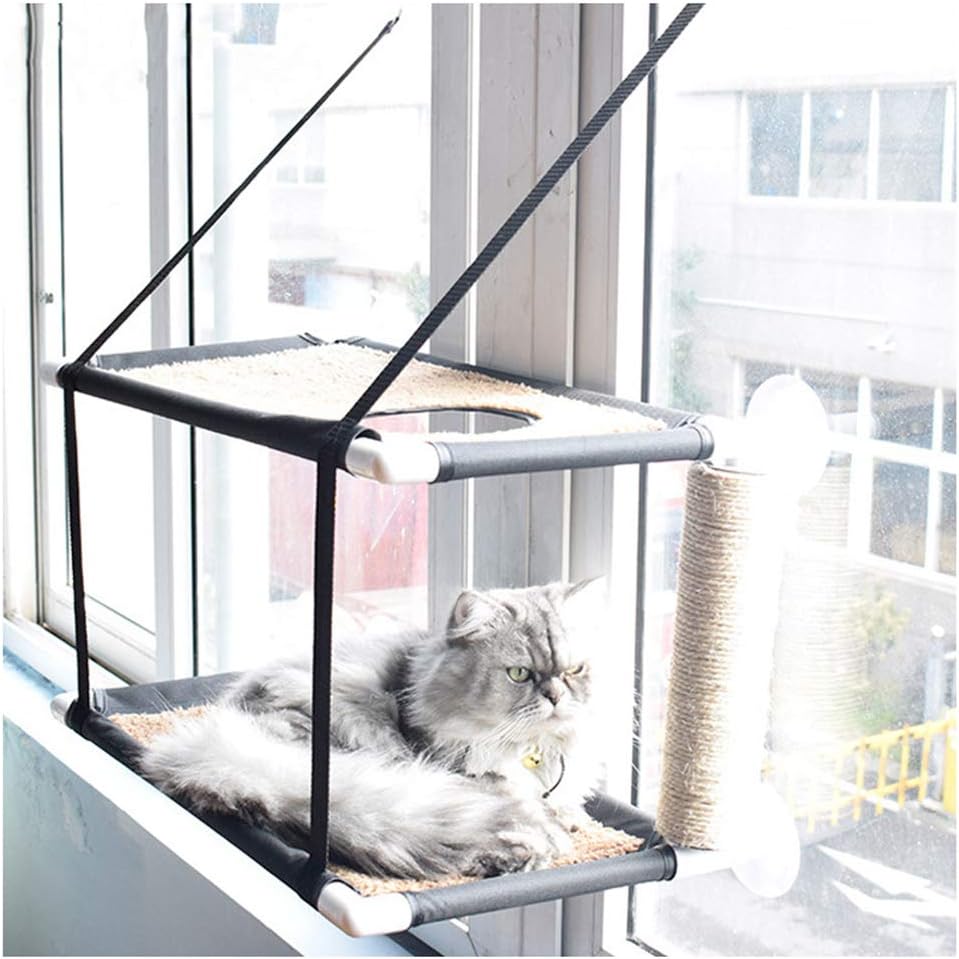 LKIHAH Katzen Hängematte, Katzen Fensterplatz Window Lounger Katzen