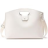 KALIDI Messenger Bag 16 Inch Slim Laptop Vegan Leather Briefcase Crossbody Tote for 15.6" Notebook Business Work Office Bag