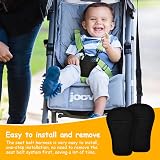 Aomig 2Pcs Baby Crotch Cover Car Seat Belt Pad Universal Fits Stroller view 7