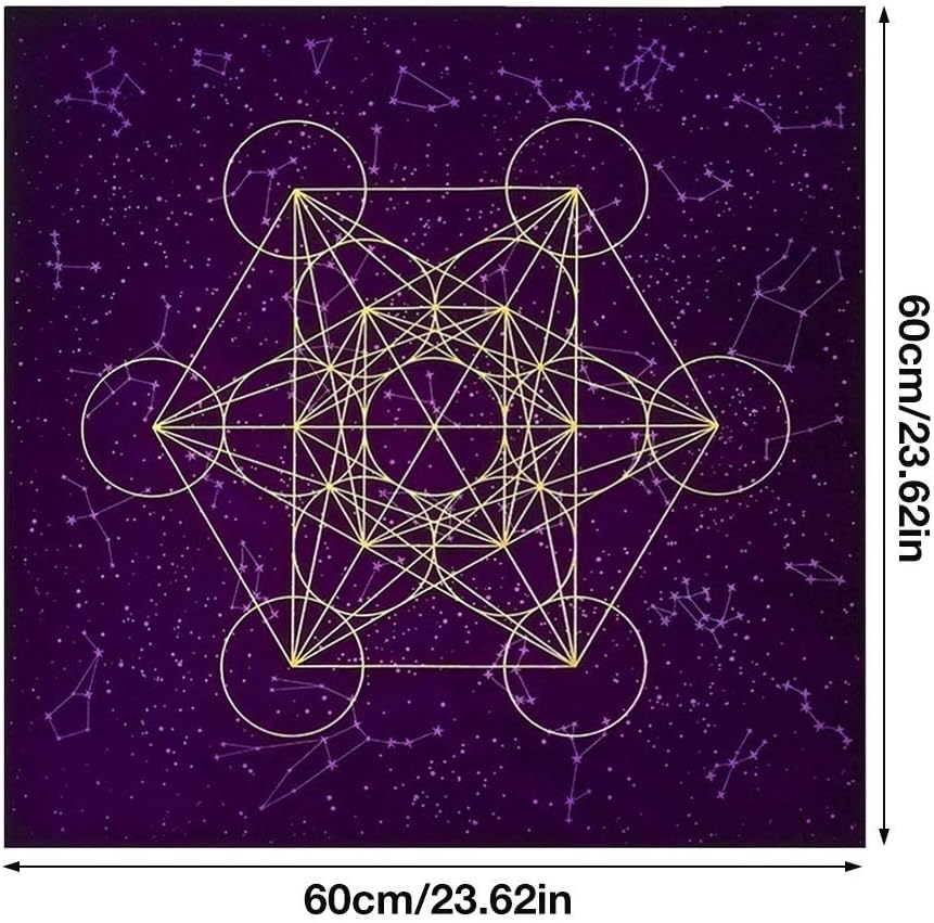 nappe tarot 60 60cm dicker samt zweifarbensiebdruck tarot tischdecke metatron cubot grid tarotkartentischdecke tischdecken zubehor spielzeug wordpress cdn com