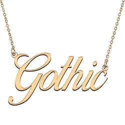 HUAN XUN Customized Custom Simple Any Name Necklace