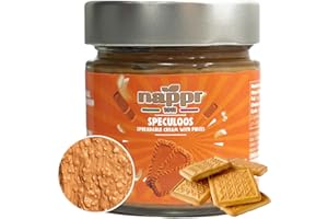 Cookie Butter Spread, 8.4 oz, Crunchy Speculoos Sweet Cream, biscof cookie spread, Product of Italy, Nappi 1911