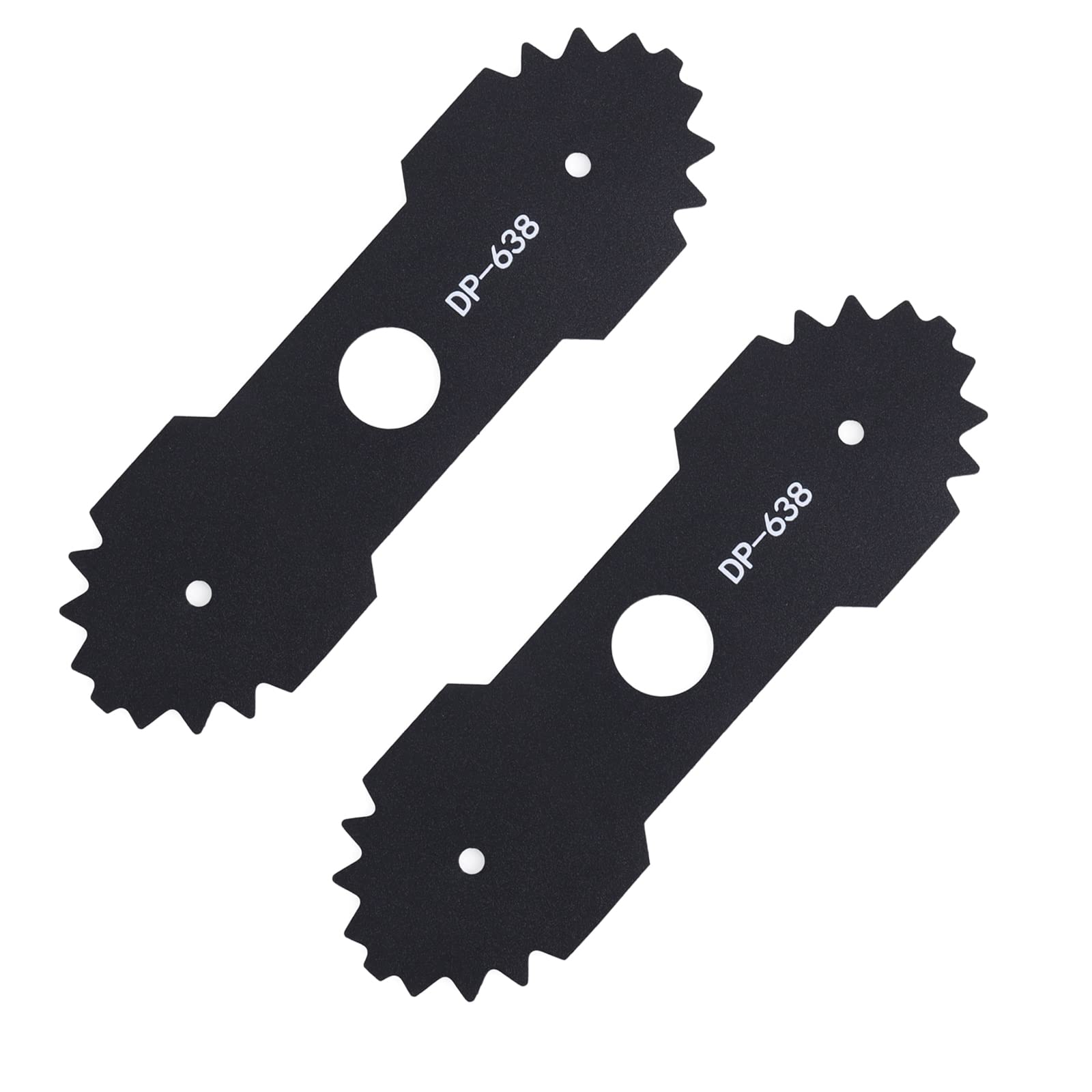 Photo 1 of ????????-????? 638006008 Edger Blade with Teeth Compatible with Ryobi RY13050 RY13050A RY15518 RY40030, 8-5/8'' Length, 1" Center Hole Blade - 2 Packs