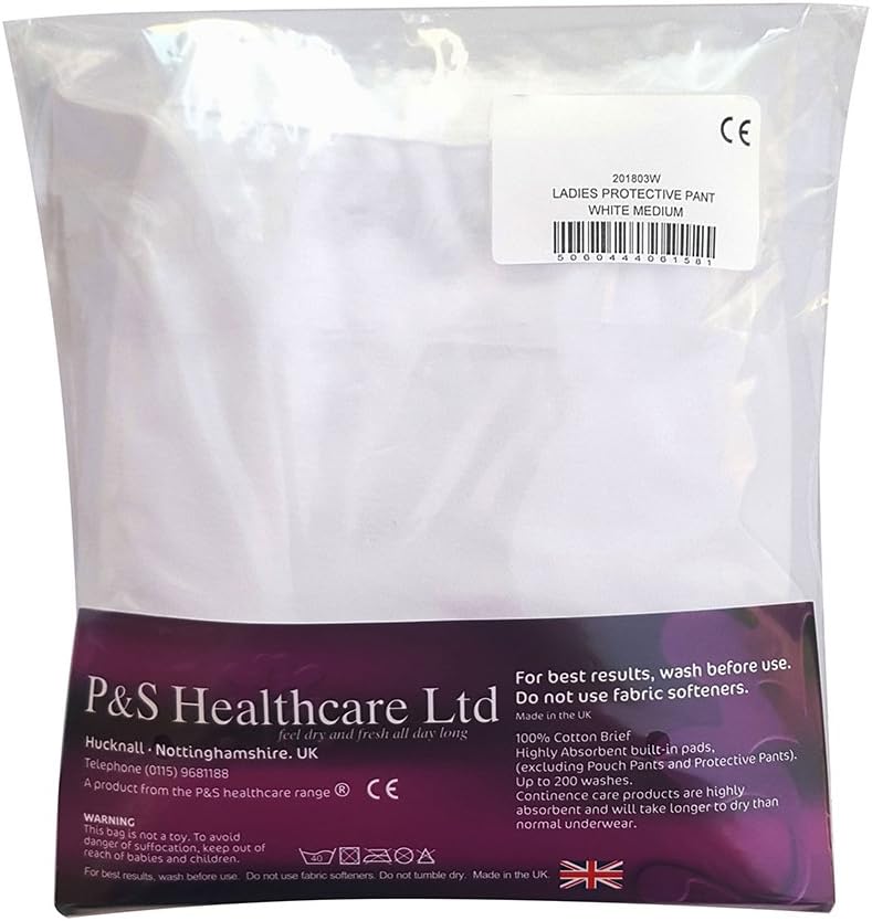 NRS Healthcare PandS Ladies Protective Waterproof Pants/Knickers for Double Incontinence Care - Image 4