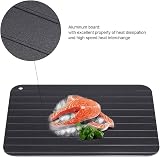 Ejoyous Quick Defrosting Plate Aluminum Thawing Tray Safe Kitchen Gadget view 6