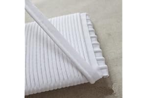 laceking2013, Laceking Premium Quality 16yards Crafts Maxi Piping Trim, 0.5 Inches Wide Single Fold Bias Tape, Welting Cord, Cotton Polyester Mixed for Sewing, Trimming, Upholstery (White)