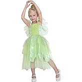 Jason Party Girls Tinkerbell Fairy Tooth Fairy Costume Elf Wing Cosplay Dress