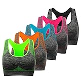 TOBWIZU Sports Bras for Women, Medium Support Yoga