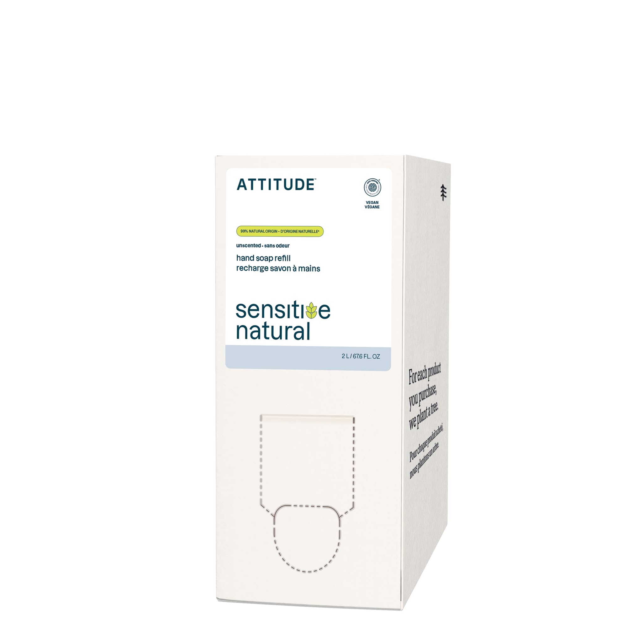 Photo 1 of ***MISSING PARTS***
ATTITUDE Gentle Hand Soap for Sensitive Skin, EWG Verified, Enriched with Oats, Dermatologically Tested, Vegan, Unscented, Bulk Refill, 67.6 Fl Oz