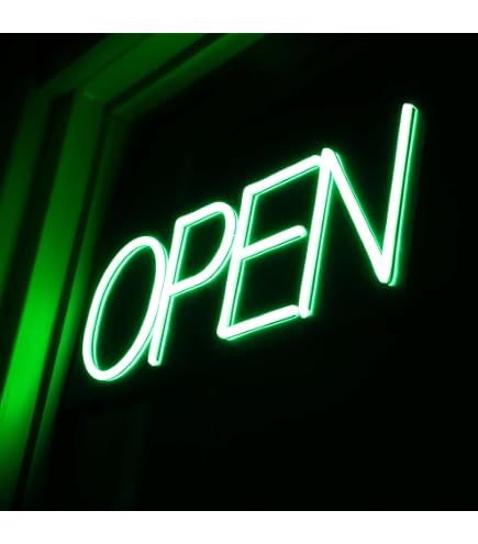 Amazon.com : LED Open Sign,16x6 inch Open Signs for Business with