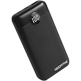 GEEPFINE 5V 2A/3A Power Bank Battery Pack for Heated Vest,20000mah Battery Pack for Heated Jacket Power Bank Specialized for Heated Clothing,Fast Charging Portable Charger for Phones.