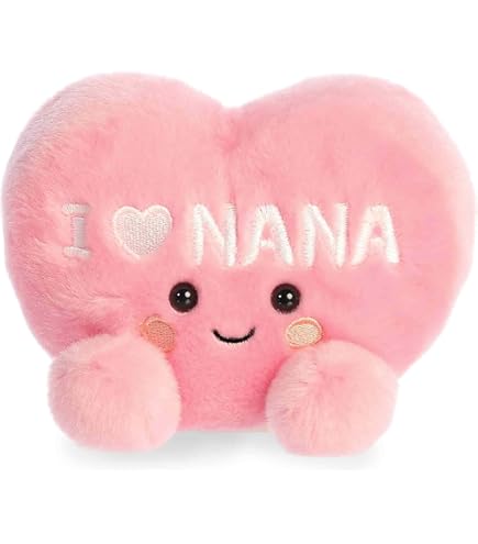 Amazon.com: Aurora Adorable Palm Pals I Love Mom Heart Stuffed