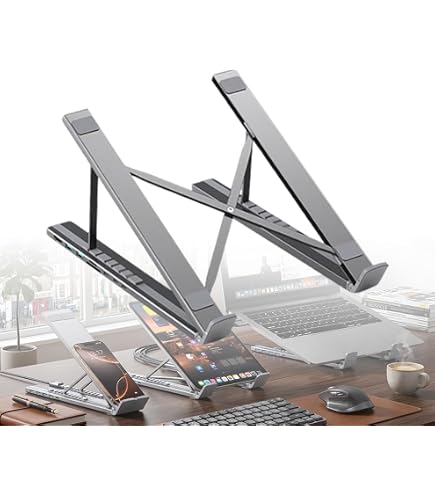 Amazon.com: Sakerplus 8-in-1 Laptop Docking Station, Hub7 Foldable