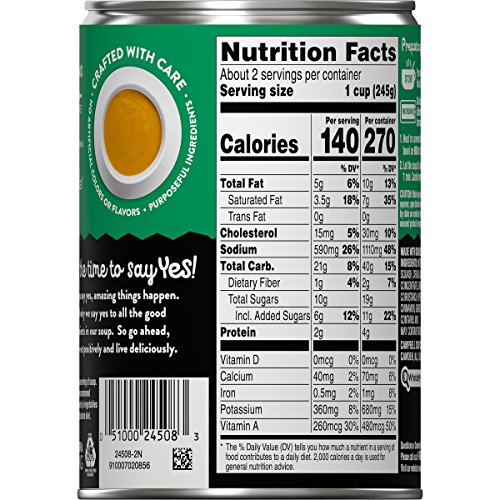 Campbell's Well Yes! Butternut Squash Apple Bisque, 16.2 Ounce, Pack of 1