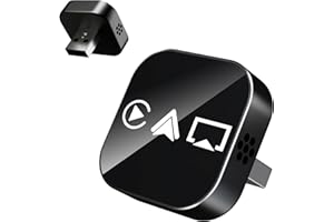 BSUBSU 3 in 1 Screen Mirroring Wireless CarPlay Adapte, 2026 Upgraded Wired to Wireless for Apple CarPlay & Android Auto & AirPlay, Mini USB Design Car Play Adapter with Type-C Extension, Plug and Play