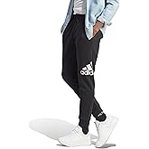 Adidas Mens Essentials Fleece Tapered Cuff Big Logo Pants