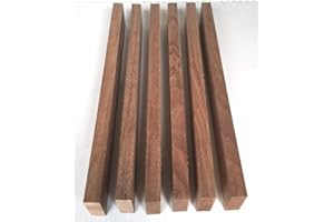 Woodchucks Wood Walnut 3/4 Inch x 2 Inch x 16 Inch Solid Hardwood Lumber as Cutting Board Wood (6 Pack)