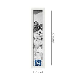 ArtToFrames 5x28 Inch White Picture Frame, This