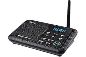 Wuloo Intercoms Wireless for Home 1 Mile Range 22 Channel 100 Digital Code Display Screen(Only 1 Unit for Expandable The Orig