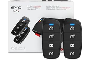 EVOALL-442 Fortin All in 1 Remote Starter System with 2-Way 4-Button RF Kit – Complete Remote Start, Alarm, Immobilizer Bypas