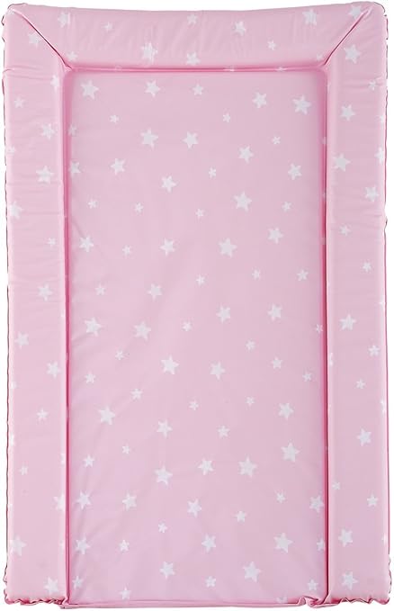 pink baby changing mat