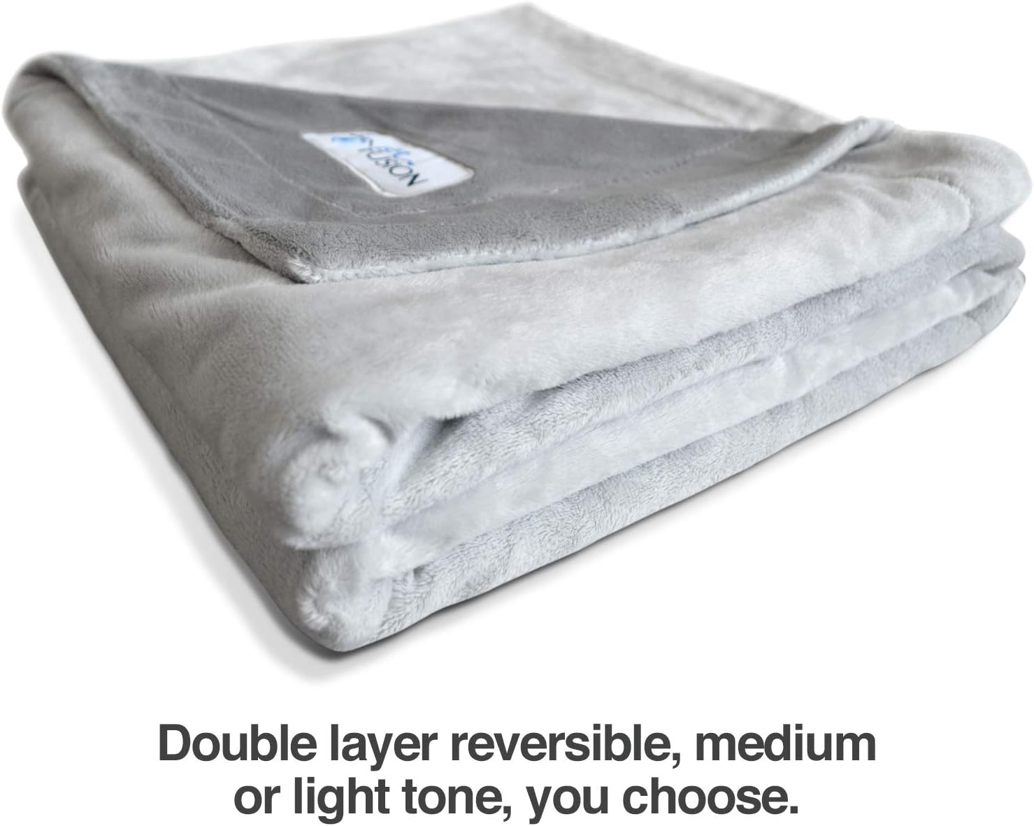 PetFusion Premium Pet Blanket, Multiple Sizes for Dogs & Cats. [Reversible Micro Plush]. 100% Soft Polyester, Gray, Medium (44 x 34) (PF-PB2A) : Pet Supplies