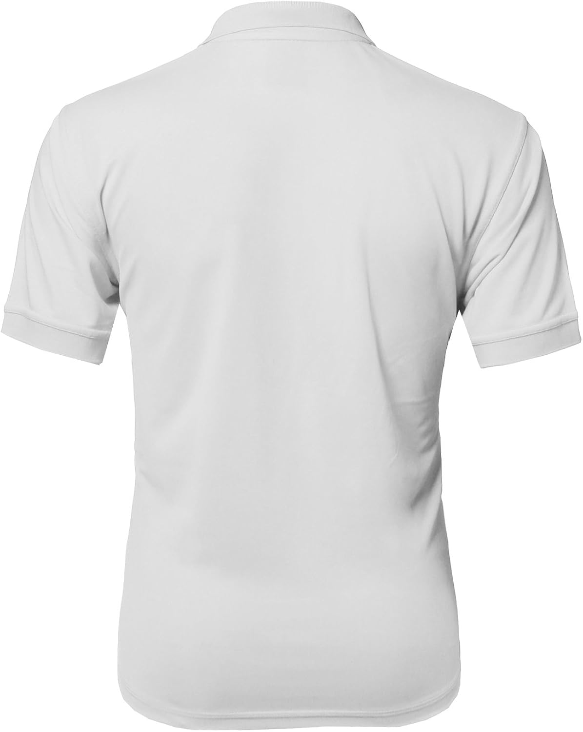 Men's Solid Cool Dri-Fit Active Athletic Golf Short Sleeves Polo Shirt: Clothing