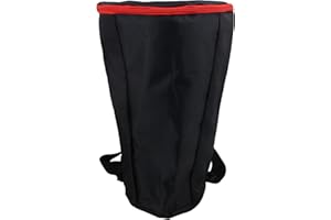 Bstinay Djembe Large Drum Bag 12Inch African Drum Carry Case Musical Instrument Accessory Durable Shoulder Strap Black