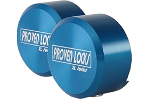Proven Industries Model 400XL Puck-Lock Set, Made in The USA, Pack of 2, (Blue)