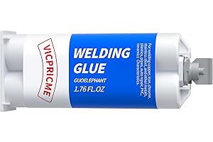 VICPRICME Metal Glue,Heavy Duty Waterproof epoxy Adhesive for Metal Repair, Stainless Steel,Plastic,Aluminum,Best Strong Foundry Glue，1.76oz