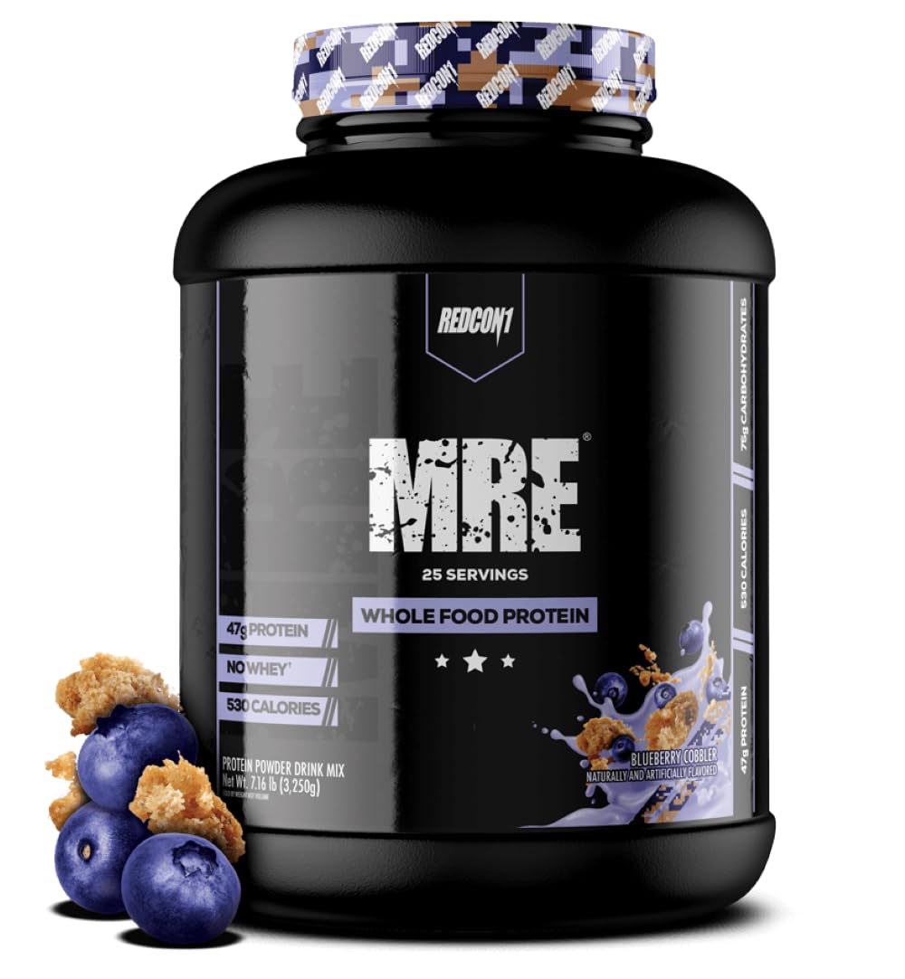 REDCON1 MRE Protein Powder, Blueberry Cobbler