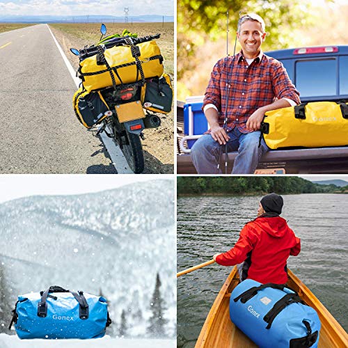 Gonex 80L Extra Large Waterproof Duffle Travel Dry Duffel Bag Heavy Duty Bag with Durable Straps