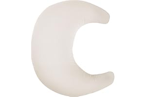 snuggle me Organic Nursing Pillow (New 2025 Design) | Bottle & Breastfeeding Pillow with Organic Cotton Cover & Fiberfill, Machine Washable Feeding Pillow, Newborn Essentials Must Haves (Natural) - v2