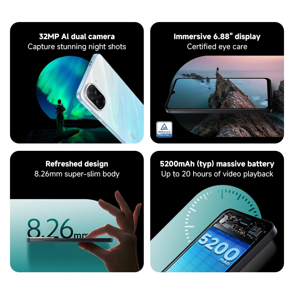 Xiaomi Redmi A5 Smartphone – 3GB+64GB, 6.52