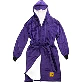 Big Blanket Co Hideout Robe Sherpa-Lined Robe One Size Purple