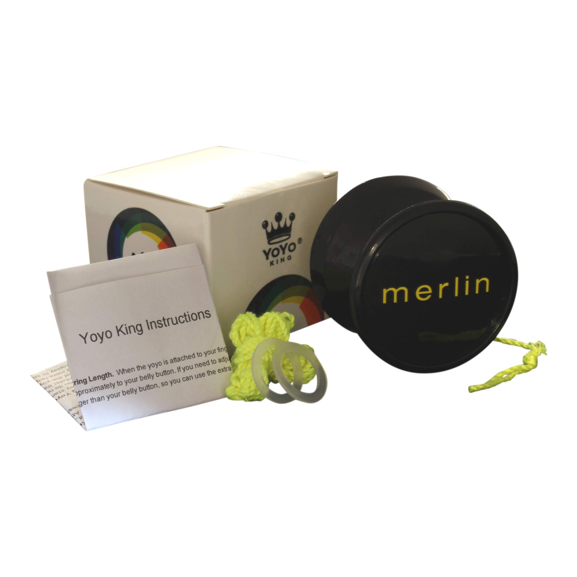 Yoyo King Merlin Pro Yoyo with Ball Bearing Axle and Extra String