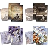 Tree-Free Greeting Cards - 12 All Occasion Cards With Zebra Flowers Design