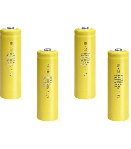 Amazon.com: 8 x 2/3 AAA NiMH Button Top Batteries (300 mAh